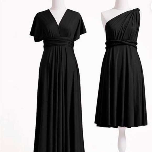 Black Multiway Infinity Dress - Picture 2 of 4